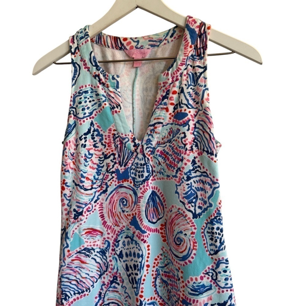 Lilly Pulitzer Estrada Shift Dress in 'Shell Me About It', Size XS - Picture 4 of 10